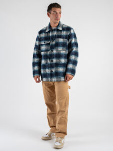 IMPERIAL Cappotto imbottito a quadri VL10GCR BluAzzurro (2)
