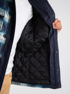 IMPERIAL Cappotto imbottito a quadri VL10GCR BluAzzurro