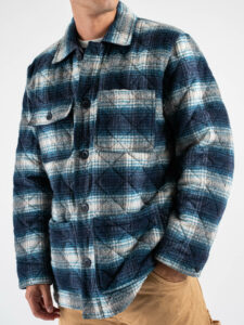 IMPERIAL Cappotto imbottito a quadri VL10GCR BluAzzurro (4)