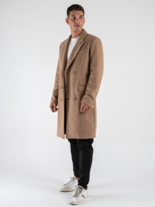 IMPERIAL Cappotto lungo doppiopetto K5441K4882 Camel (1)