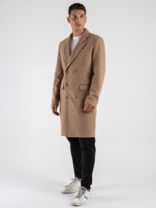 IMPERIAL Cappotto lungo doppiopetto K5441K4882 Camel (4)