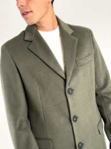 IMPERIAL Cappotto monopetto basico con bottoni K5441K4861 Militare (2)