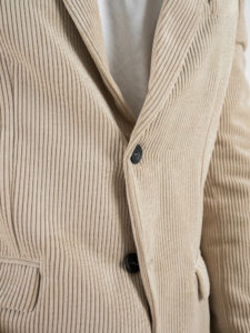 IMPERIAL Giacca monopetto da abito in velluto a costina larga JZ3BGTQ Beige (4)
