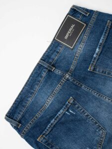 IMPERIAL Jeans skinny slavato con piccole rotture P640319313 Blu (1)