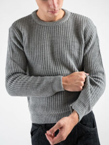 IMPERIAL Maglione girocollo misto lana M814124331 Grigio (2)