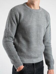 IMPERIAL Maglione girocollo misto lana M814124331 Grigio (4)