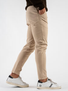 IMPERIAL Pantalone chinos con passante in jeans P640319308 Beige (5)