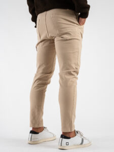 IMPERIAL Pantalone chinos con passante in jeans P640319308 Beige (6)