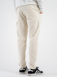 IMPERIAL Pantalone chinos con passante in jeans P640319308 Off White (5)