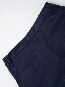 IMPERIAL Pantalone chinos con pinces ed elastico a lato PE3PGAC Navy (1)