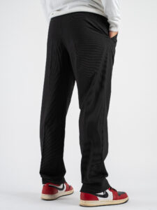 IMPERIAL Pantalone da abito baggy gessato PD3MIDP NeroCammello (1)