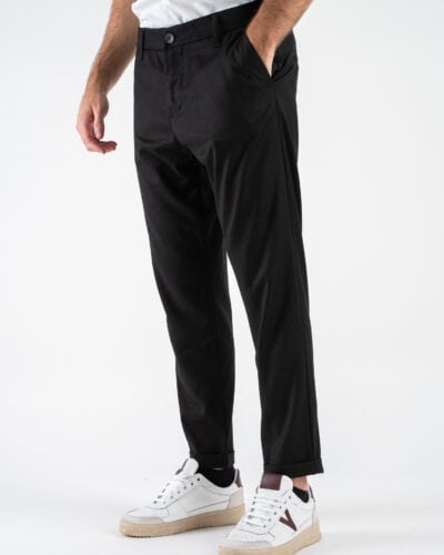 IMPERIAL Pantalone da abito chinos PWB0KBV Nero