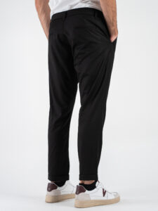 IMPERIAL Pantalone da abito chinos PWB0IBV Nero (6)