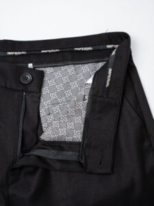 IMPERIAL Pantalone da abito chinos PWB0IBV Nero (7)