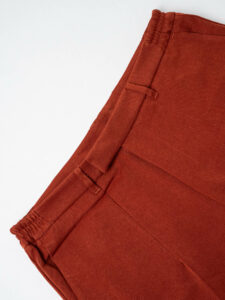 IMPERIAL Pantalone da abito con elastico a lato P5441P4876 Brick (6)