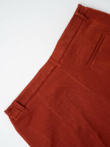 IMPERIAL Pantalone da abito con elastico a lato P5441P4876 Brick (7)