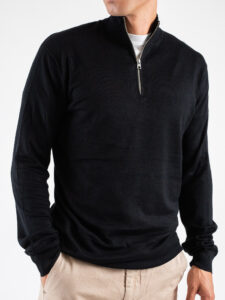 ONLY&SONS Cardigan in viscosa con zip WYLER 22021264 Dark Navy (1)