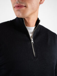 ONLY&SONS Cardigan in viscosa con zip WYLER 22021264 Dark Navy (2)