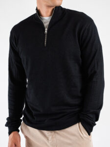 ONLY&SONS Cardigan in viscosa con zip WYLER 22021264 Dark Navy (3)