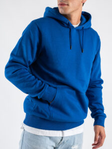 ONLY&SONS Felpa con cappuccio felpata CERES 22018685 True Blue (2)