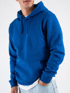 ONLY&SONS Felpa con cappuccio felpata CERES 22018685 True Blue (4)