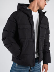 ONLY&SONS Giubbino puffer con tasche frontali ELIJAH 22029661 Black (3)