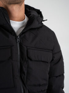 ONLY&SONS Giubbino puffer con tasche frontali ELIJAH 22029661 Black (7)