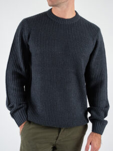 ONLY&SONS Maglione girocollo basico a costine ADAM 22022457 Dark Navy (1)