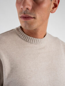 ONLY&SONS Maglione girocollo basico in viscosa LEON 22030507 Silver Lining (1)