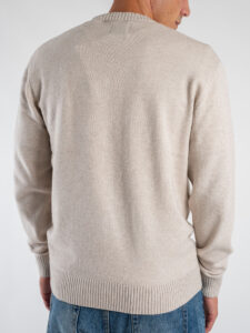 ONLY&SONS Maglione girocollo basico in viscosa LEON 22030507 Silver Lining (3)