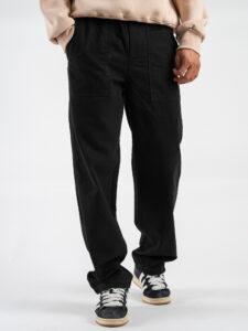 ONLY&SONS Pantalone loose fit con coulisse in vita con tasche SINUS 22030239 Black (5)