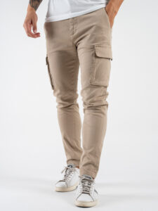 OVER-D Pantalone con tasche laterali OE1F2W4P05 Beige (3)