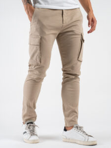 OVER-D Pantalone con tasche laterali OE1F2W4P05 Beige (5)