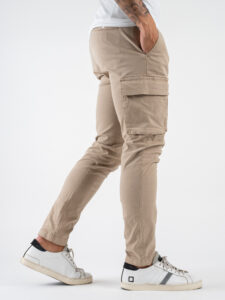 OVER-D Pantalone con tasche laterali OE1F2W4P05 Beige (6)