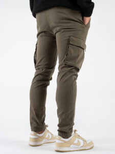 OVER-D Pantalone con tasche laterali OE1F2W4P05 Verde Militare (7)