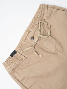 OVER-D Pantamolla in cotone con coulisse in vita OE1F2W4P06 Beige (8)
