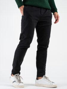 OVER-D Pantamolla in cotone con coulisse in vita OE1F2W4P06 Nero (5)