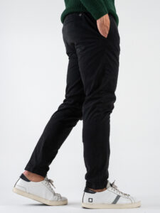 OVER-D Pantamolla in cotone con coulisse in vita OE1F2W4P06 Nero (6)