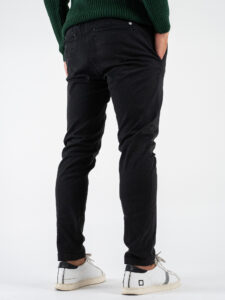 OVER-D Pantamolla in cotone con coulisse in vita OE1F2W4P06 Nero (7)