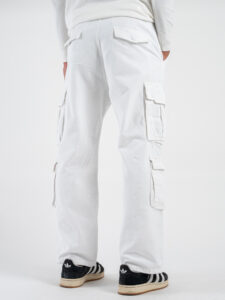 Pantaloni con tasche laterali KA-2926 Bianco (5)
