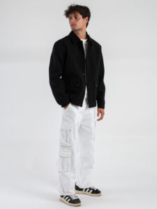 Pantaloni con tasche laterali KA-2926 Bianco (6)