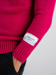 SUPERCULTURE Maglione girocollo basico misto lana TOM Fucsia (3)