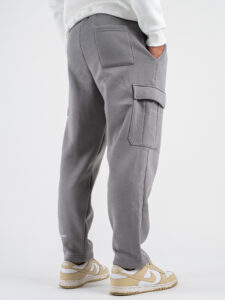 SUPERCULTURE Pantalone tuta con tasconi laterali e fondo liscio SCOTT-Z Ferro (7)