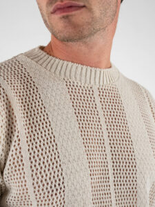 T-shirt traforata 421 Beige (4)