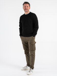 BL11 Maglione girocollo costa inglese misto lana 24236590001 Nero (3)