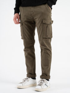 BL11 Pantalone cargo con tasconi laterali e tasca alla francese 32270480 Army (3)