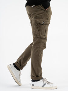 BL11 Pantalone cargo con tasconi laterali e tasca alla francese 32270480 Army (5)