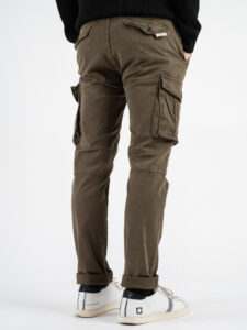 BL11 Pantalone cargo con tasconi laterali e tasca alla francese 32270480 Army (6)