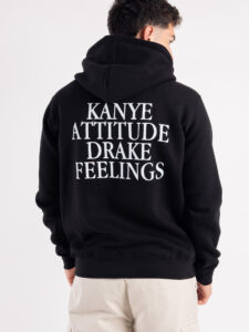 CHOOSE Hoodie Kanye attitude Drake feeling Black (4)