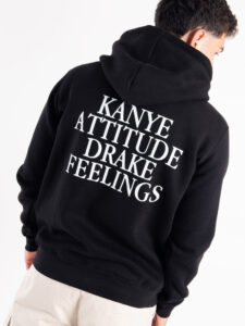 CHOOSE Hoodie Kanye attitude Drake feeling Black (5)